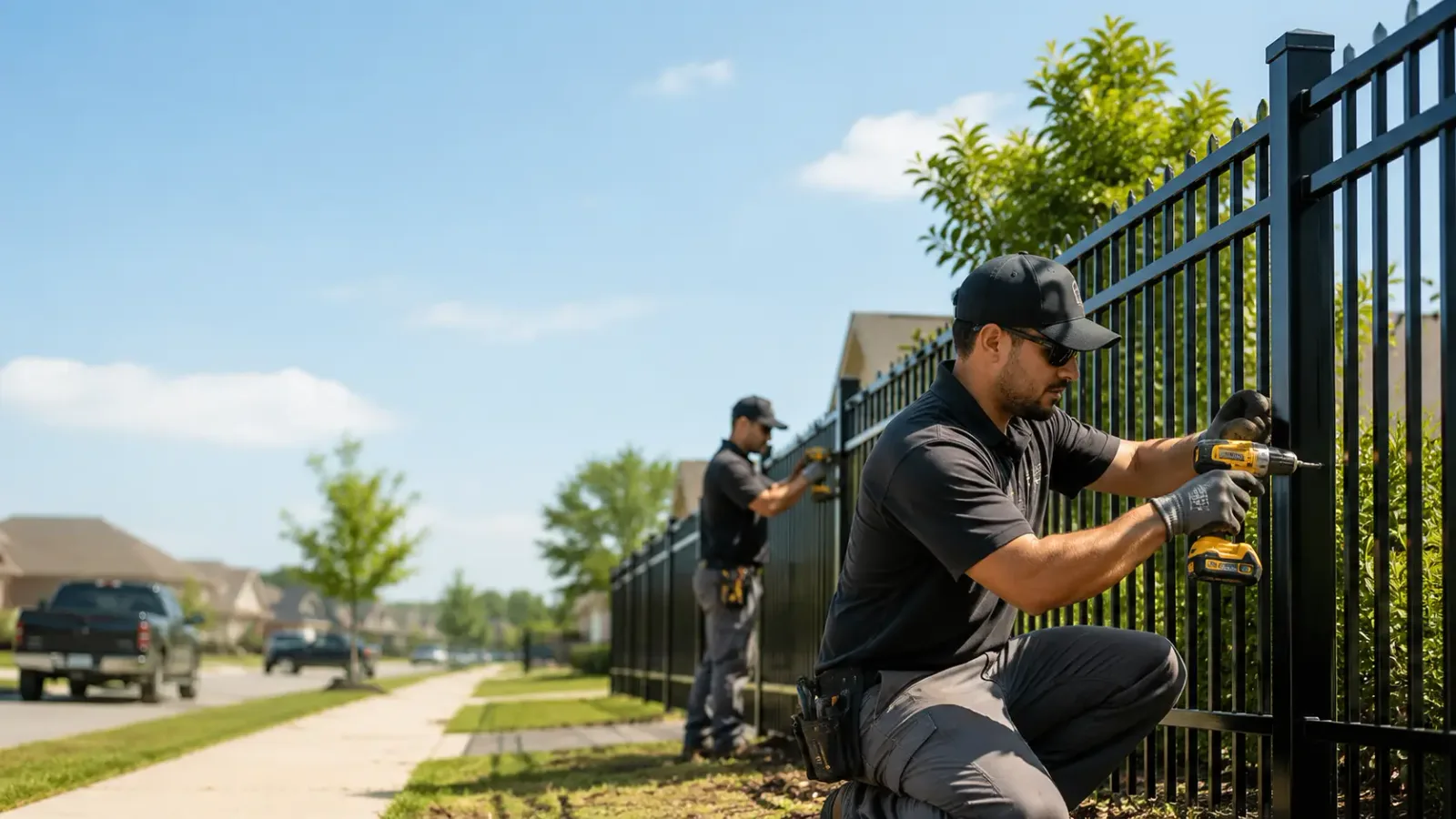 Metal Fence Installation in Concan, TX